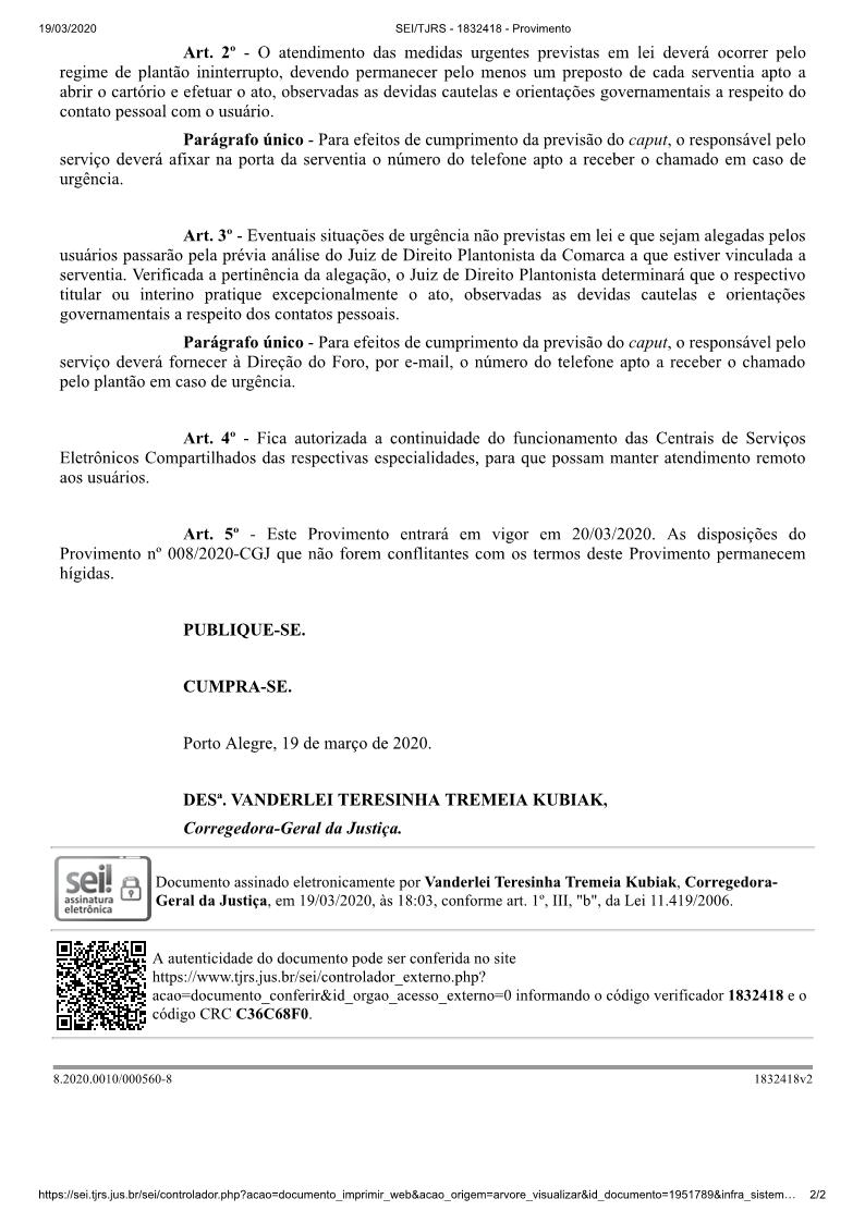 PROVIMENTO Nº 09/2020 pg2